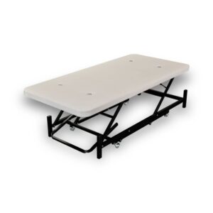 Sistema elevable con pedal y ruedas